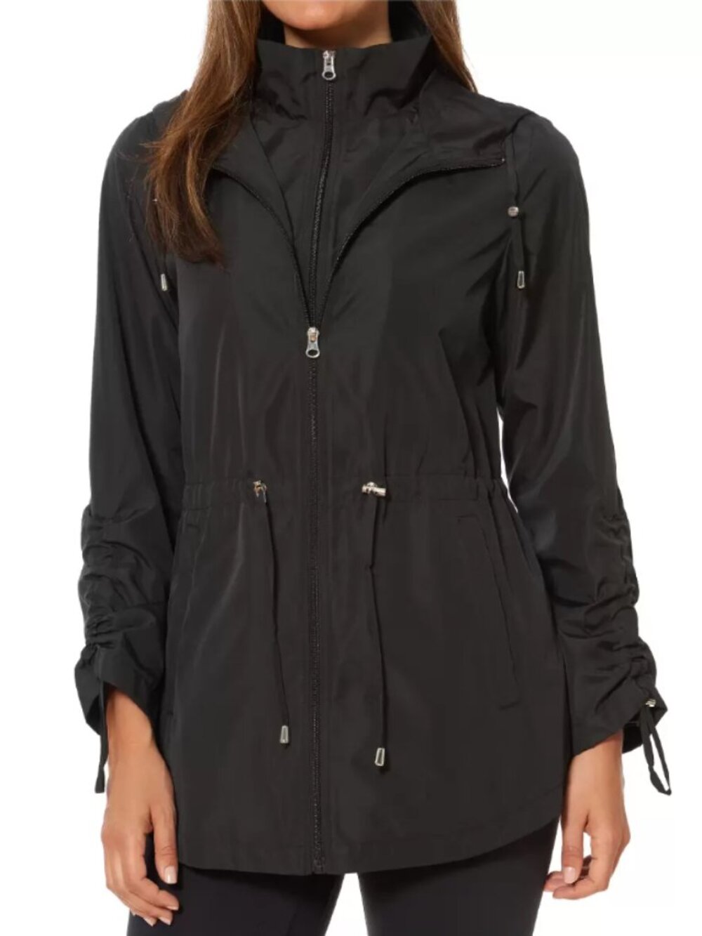 Jones New York Parka in a Pocket in Black Extra Extra Large